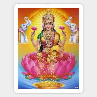 Lakshmi Goddess Sticker